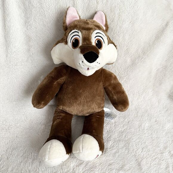 Build A Bear The Great Wolf Pack Lodge Wiley Wolf Brown 18'' Stuffed Plush - Picture 1 of 6